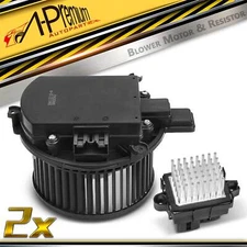 Front HVAC Blower Motor with Brushless & Resistor Kit for Cadillac XT5 2017 SUV