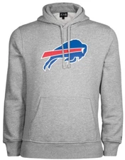 New Era NFL Buffalo Bills Hoody Sweater Hoodie Grey Hoodie Pullover Men