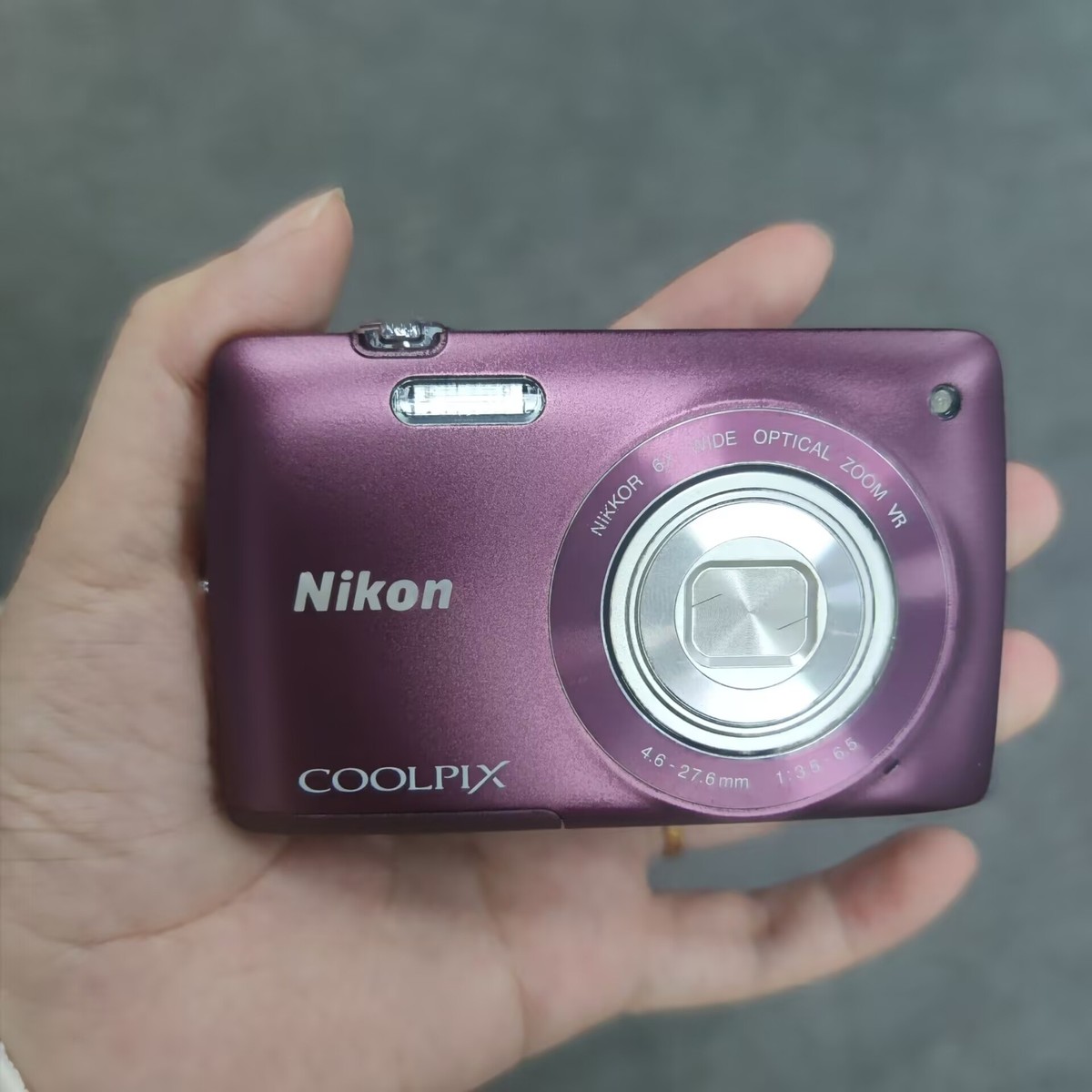Nikon COOLPIX S4300 16MP Digital Camera Plum Touchscreen 6x Zoom