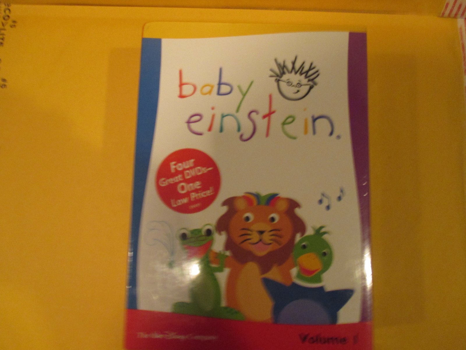 Baby Einstein Volume 1 (DVD, 2003) Four DVD Boxed Set/ Mfg. Sealed 786936203882 eBay