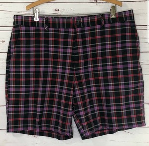 adidas plaid golf shorts