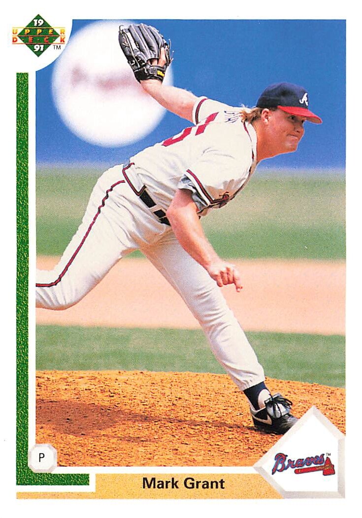 1991 Upper Deck #301 Mark Grant Atlanta Braves