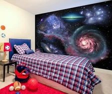3D Cosmic Nebula ZHUA1192 Wallpaper Wall Murals Removable Self-adhesive Ann