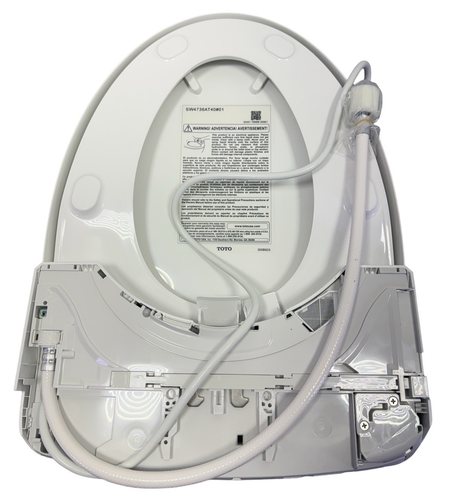 TOTO WASHLET Drake II 1.28 GPF Toilet Tank + SW4736AT40 S7A Bidet Seat Combo - Picture 22 of 24