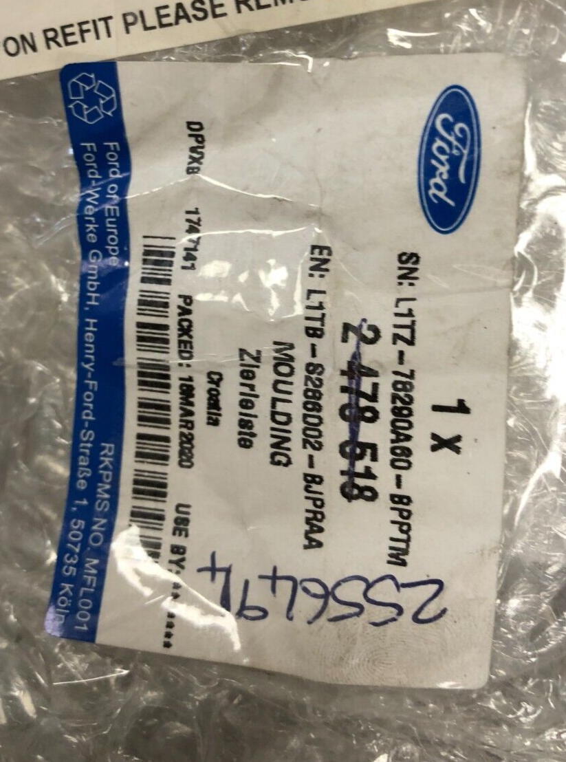 Genuine Ford Puma CF7 2019+ Rear Moulding Assembly 2556494 | eBay