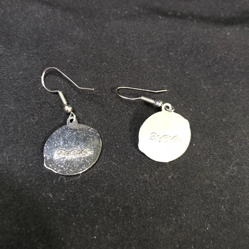 Dale Earnhardt Sr. NASCAR # 3 Logo - Pendientes colgantes de gancho de alambre para mujer Foto 3 de 4