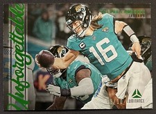 2023 Panini Luminance 09/10 Trevor Lawrence Unforgettable Green SSP Jaguars U-10
