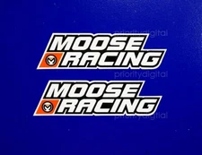 2x Moose Racing Decals sticker Motocross ATV UTV MTB Enduro KTM CRF YZ Pick Size