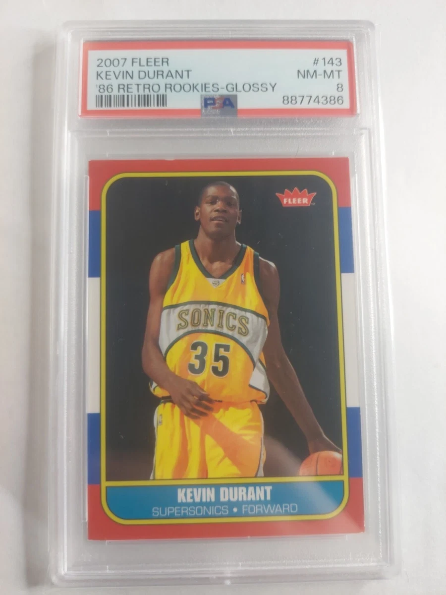 Kevin Durant Professional Sports Authenticator (PSA) Basketball