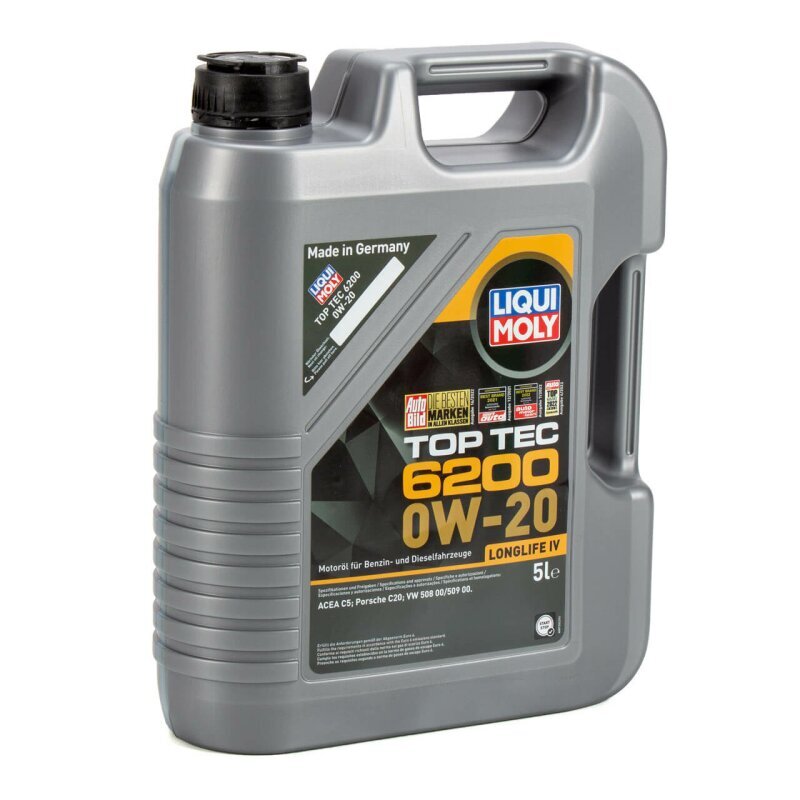 ★  5L Liqui Moly 0W-20 Top Tec 6200 Synthetic Engine Oil 20238 Longlife IV ACEA