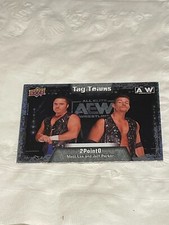 2022 Upper Deck AEW Wrestling Tag Teams 2Point0 JAS Pyro Parallel Card #85
