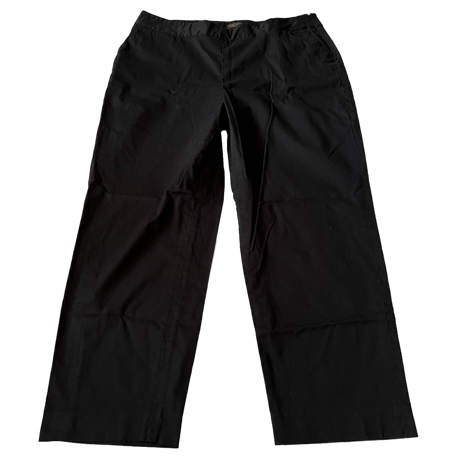 Pendleton Black Straight Leg Stretch Cropped Chin… - image 2