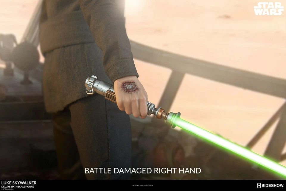 Люк Скайуокер Star Wars Ep VI Deluxe масштаб 1/6 фигурка Sideshow Collectibles новая в коробке - Изображение 4 из 4