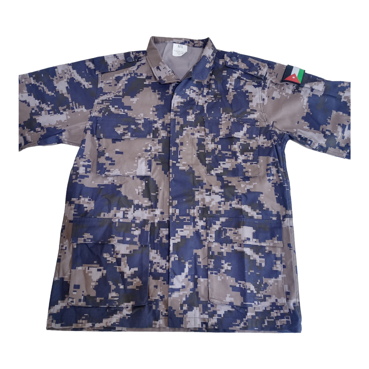 KA2 Digital Blue Camo Uniform Jordanian Civil Defense Tactical BDU