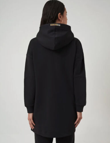 RRP £175 NAPAPIJRI 16 UK (CH 57 cm) Black Zip Long Sweatshirt Coat Hoodie UNISEX - Picture 2 of 14