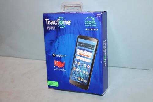 Motorola Moto E XT2005 DL Tracfone Smartphone CELL PHONE "NEW SEALED BOX"