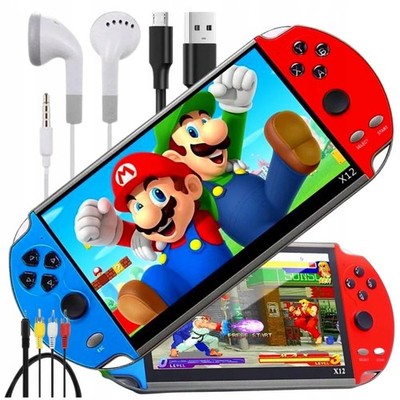 X12 Plus 16GB Handheld Spielkonsole 2700 Spiele MP4 3GP 7'' Video Game Consoles