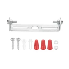 75mm (3") Universal Light Fixture Mounting Bracket Kit with Screw