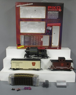 Piko 38107 G Scale Pennsylvania Steam Freight R/C Starter Set