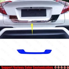 2016-2020  For Toyota C-HR Bright Blue Rear Trunk Tail Gate Door Lid Cover Trim