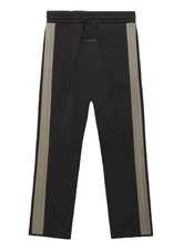 Sz L - Adidas x Fear of God Athletics Men's Suede Fleece SweatPants, BLACK/CLAY