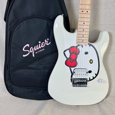 Guitarra Eléctrica Squier Fender Hello Kitty Stratocaster 2025 Blanca