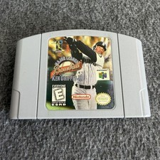 Major League Baseball Featuring Ken Griffey Jr Nintendo 64 N64 Tested Working