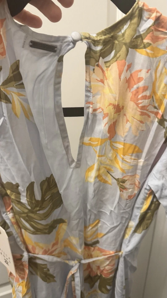 Maxi Vestido Billabong Floral Lucky In Love” Talla XS NUEVO CON ETIQUETAS Foto 3 de 4