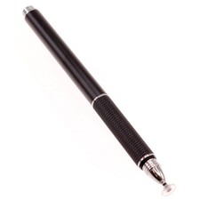 Stylus Touch Screen Pen Fiber Tip Aluminum Lightweight Black Color for Tablets