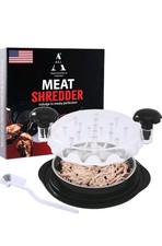 Chicken Shredder Tool Twist Large Visible Meat Shredder Machine Black Clear
