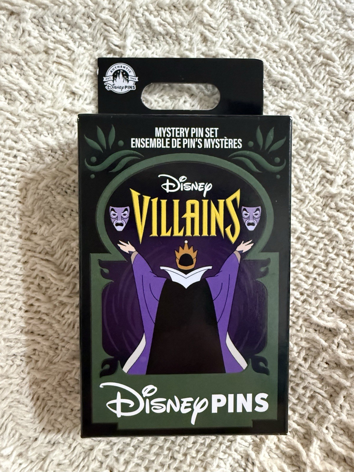 Disney Villains Mystery Pin Set SEALED NEW