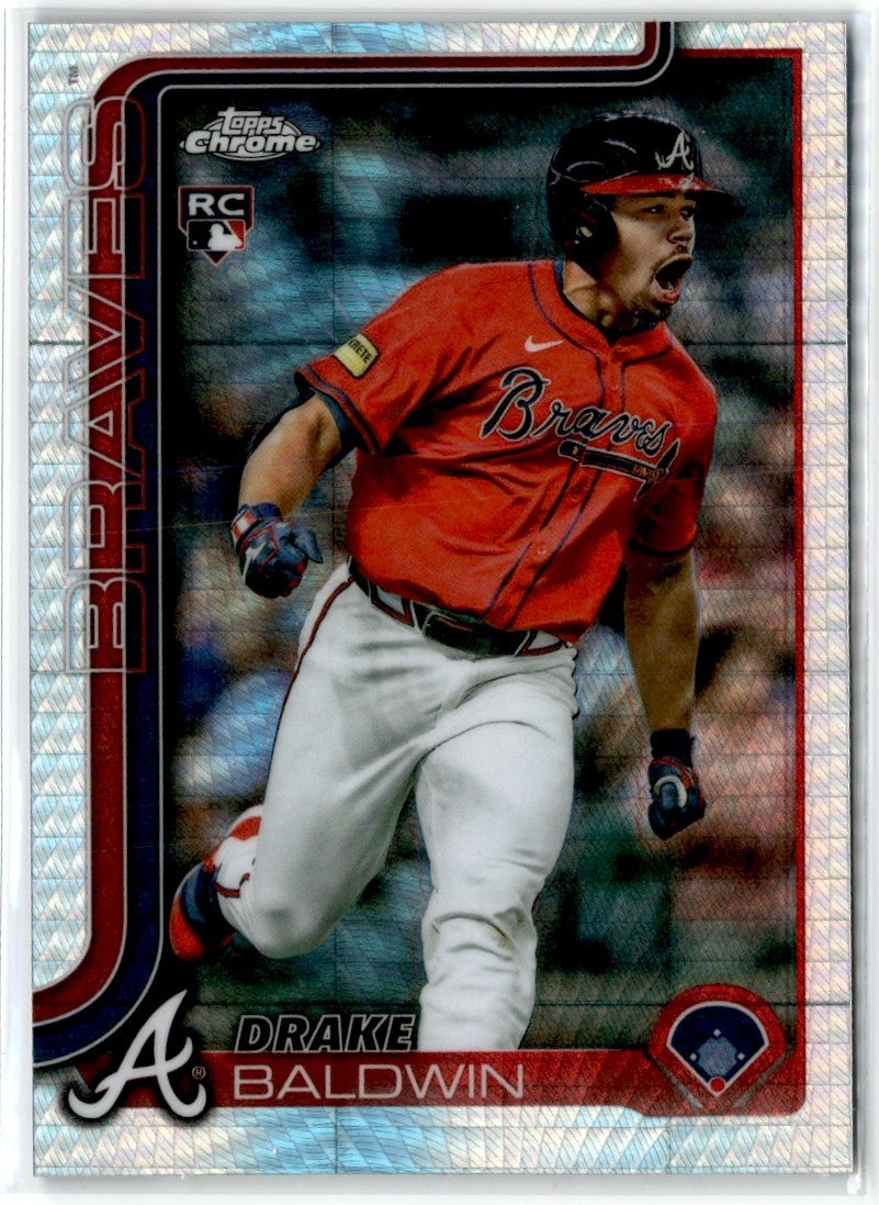 2025 Topps Chrome Update Prism Refractor Drake Baldwin Rookie Braves #USC96