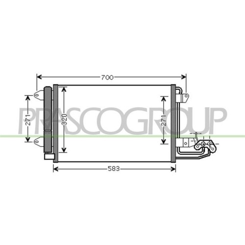 Kondensator Klimaanlage Prasco AD320C001 Prascoselection FüR Audi Seat Skoda VW-image