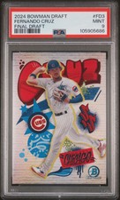 2024 Bowman Final Draft Fernando Cruz PSA 9
