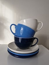 Cappuccino Cups with Saucers - 180 ml - Set of 3