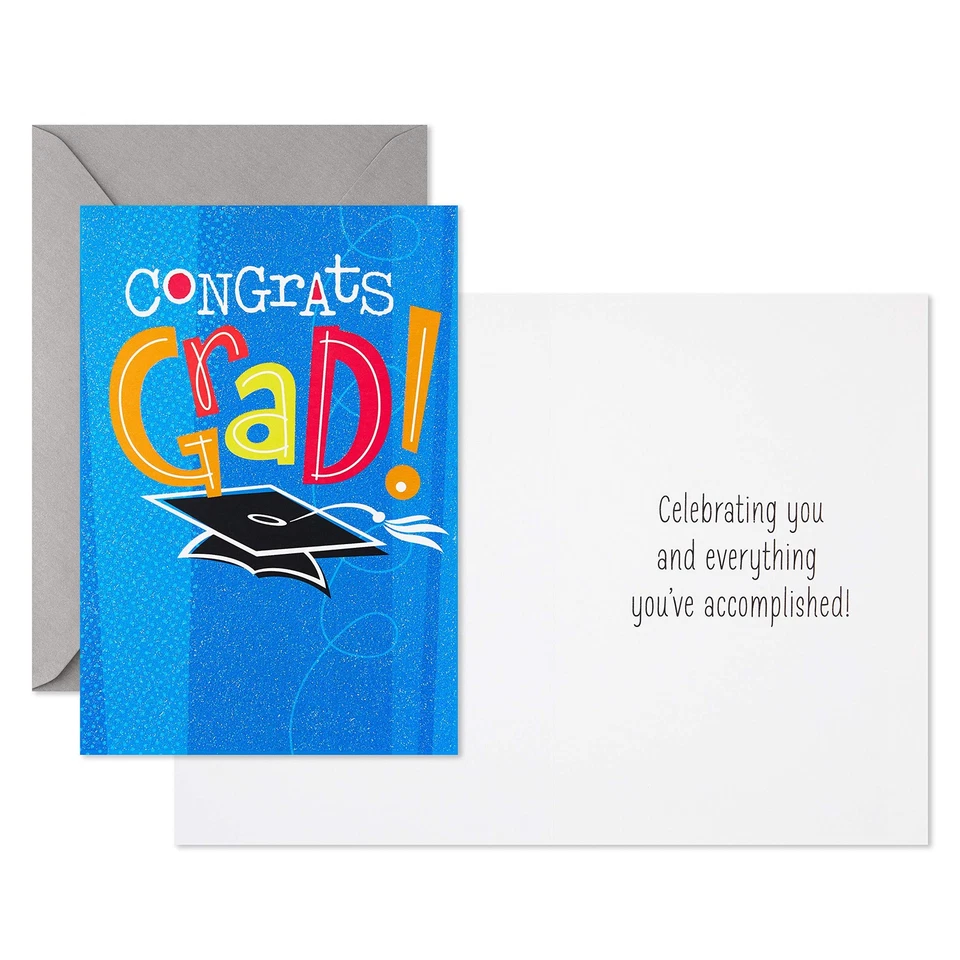 Hallmark Pack of Graduation Cards, Congrats (10 Cards with Envelopes) - Image 2 of 4