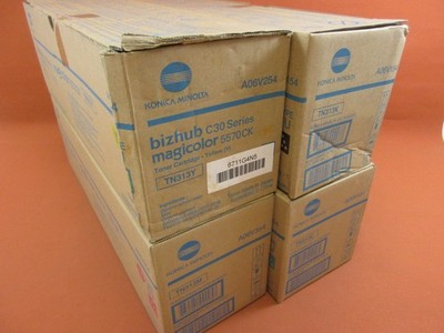 Original Konica Minolta TN313 BK/C/M/Y OVP