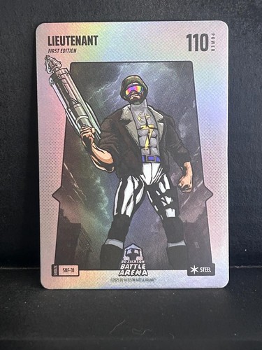 2025 Bo Jackson Battle Arena Alpha Update Lieutenant Silver Steel Foil #SBF-31