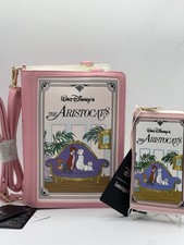 Disney Loungefly - Serie de libros - Los Aristocatos - Bandolera y billetera