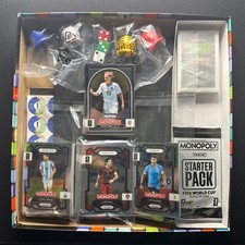 2026 Panini Prizm Monopoly FIFA World Cup Board Game + Starter Pack + 66 Cards
