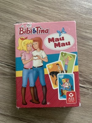 ASS Altenburger 505221 Bibi und Tina Mau Mau Kartenspiel ab 2 Spieler in ordnung