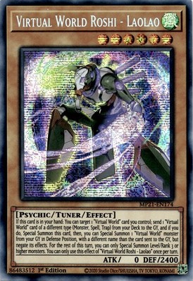 Virtual World Roshi - Laolao Prismatic Secret Rare 2021 MP21-EN174