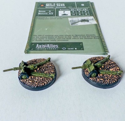 1x ZIS-2 57mm Model 1943 14/45 Set II Axis & Allies Miniatures