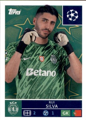 412 - Rui Silva - Sporting CP Champions League 2025 2026 Sticker