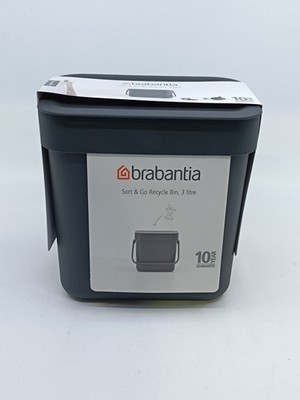 Brabantia Sort & Go 3L Grau Mülleimer Abfalleimer Bioabfall Komposteimer NEU