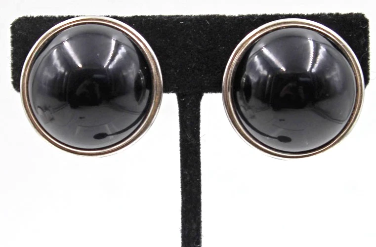 Boucles D'oreilles LALIQUE - Cristal Violet Sur Métal Doré - Modèle Clips