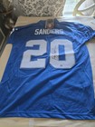 Barry Sanders Autograph Authentic Reebok Jersey Schwartz Hologram