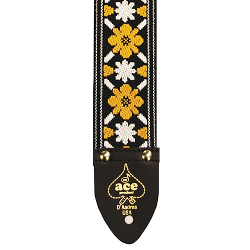 D'Andrea ACE 5 Vintage Reissue Rooftop Adjustable 2'' Wide Guitar Strap