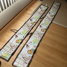 BreathableBaby Breathable Crib Liner for Full-Size Cribs 3mm Mesh Safari theme