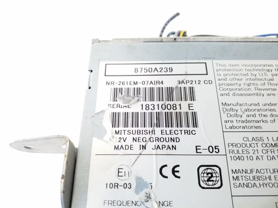 Mitsubishi ASX 2014 Radio / Reproductor de CD / Reproductor de DVD / Navegación BOS71662 Foto 3 de 4